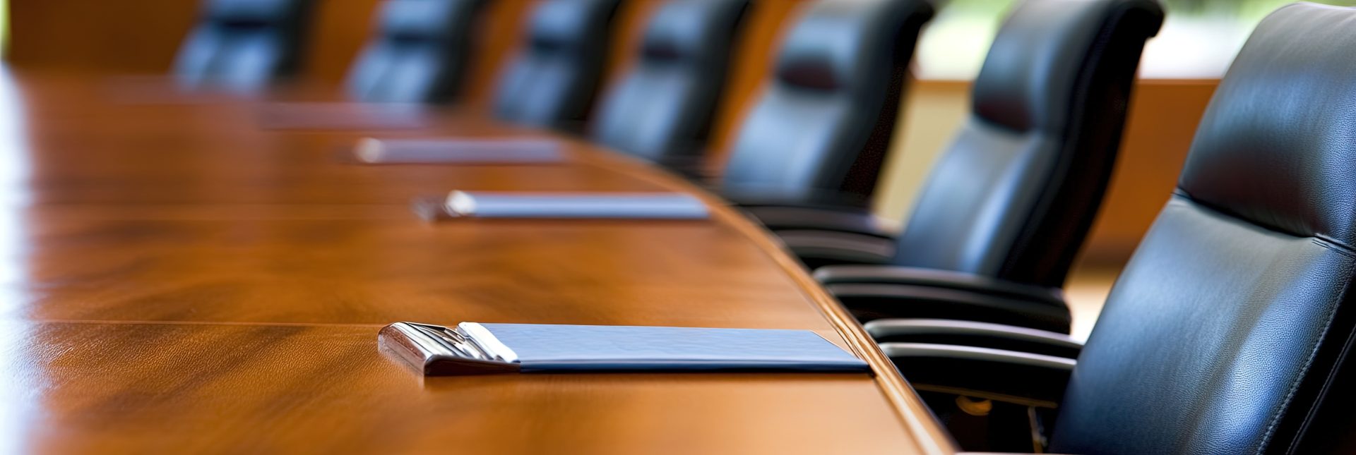photo of modern board meeting